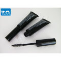 10ML Tube pour mascara avec brosse métallisé bouchon en argent